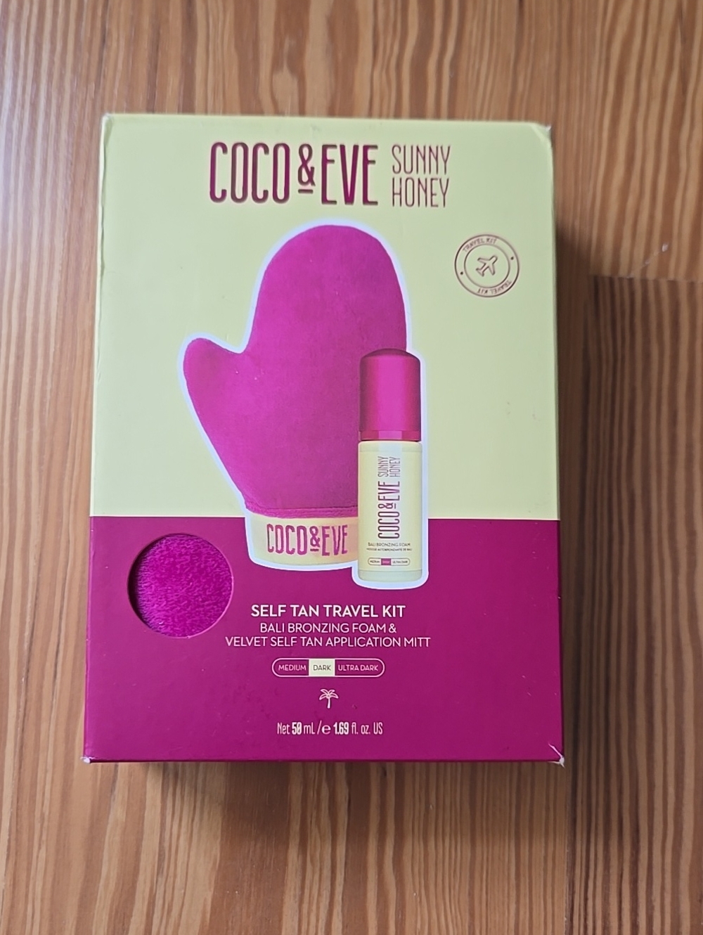 Coco & Eve Sunny Honey Self Tan Travel Kit